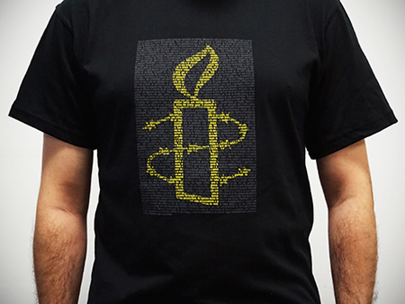 T-shirt “Vela na Declaração Universal dos Direitos Humanos”
